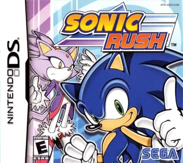 Sonic Rush (USA) (En,Ja,Fr,De,Es,It) box cover front